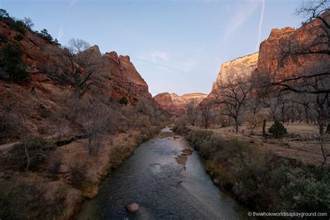 Visiting Zion National Park in Winter | The Whole World Is A Playground