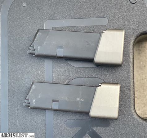 ARMSLIST - For Sale: Glock 43 magazines with Taran tactical base pads