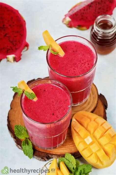 Mango Dragon Fruit Smoothie Recipe: A Tropical Thirst-Quencher