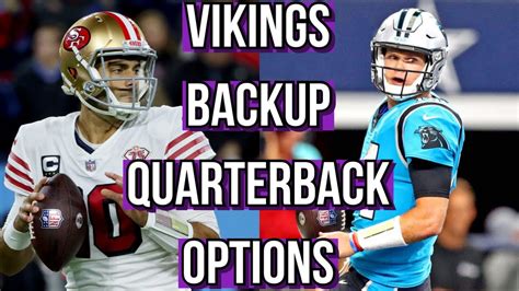 Vikings Backup QB Options - YouTube