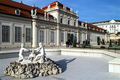 Vienna, Lower Belvedere, belvedere, castle, baroque, barockschloss ...