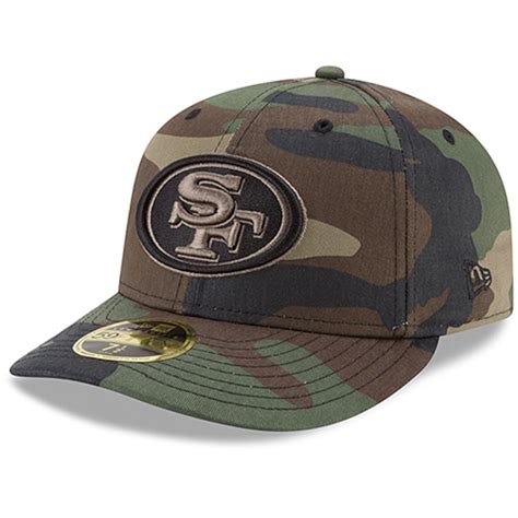 Men's New Era San Francisco 49ers Woodland Camo Low Profile 59FIFTY Fitted Hat