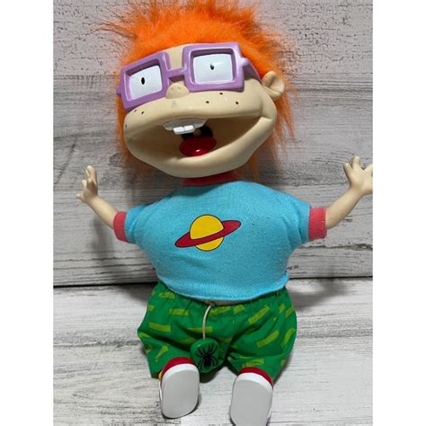 Nickelodeon Rugrats Scared Chuckie Finster Doll Pull String - Etsy