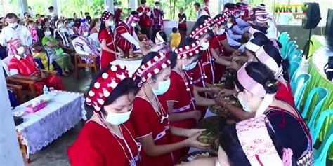 White Thread Tying Festival: Traditional Festival Of Kayin People Celebrated In Wagaung ...