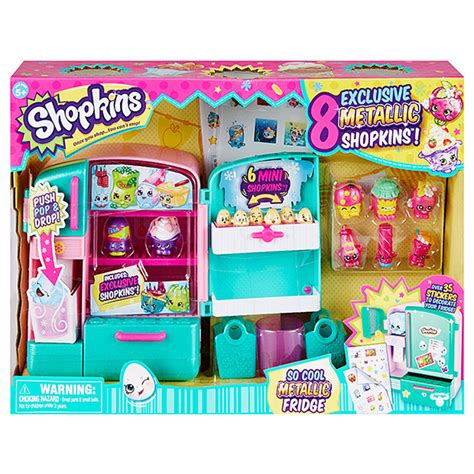 Shopkins Playset Metallic Fridge - The Granville Island Toy Company