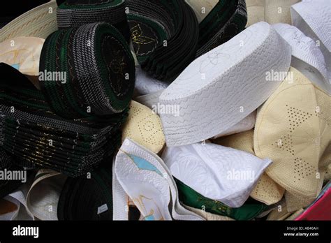 songkok and kopiah, cap worn by Malaysian muslim male Stock Photo - Alamy