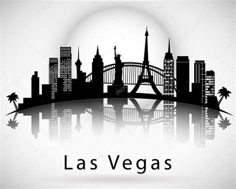 Las Vegas Skyline Stock Vector by ©Marisa_ 118054672