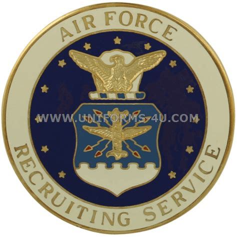 AIR FORCE RECRUITING SERVICE BADGE