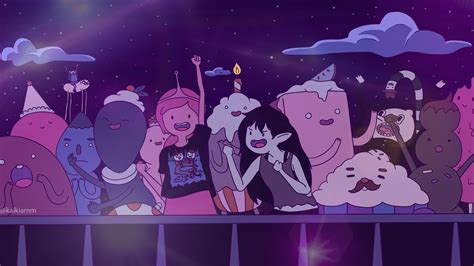 Adventure Time Princess Bubblegum And Marceline Wallpaper