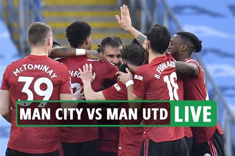 Man City 0 Man Utd 2 LIVE REACTION: Bruno Fernandes and Shaw both net ...