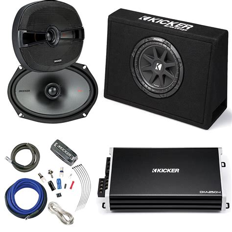 6x9" KS Series Coaxial 300 Watts Speakers - Pair, 10" CompTC 150 Watt 4 ...