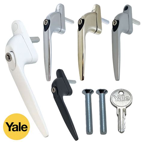 uPVC Window Handle Inline Yale Universal Double Glazing Locking Espag Lock | eBay