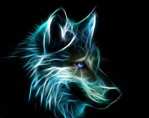 Neon Wolf Desktop Wallpapers - Wallpaper Cave