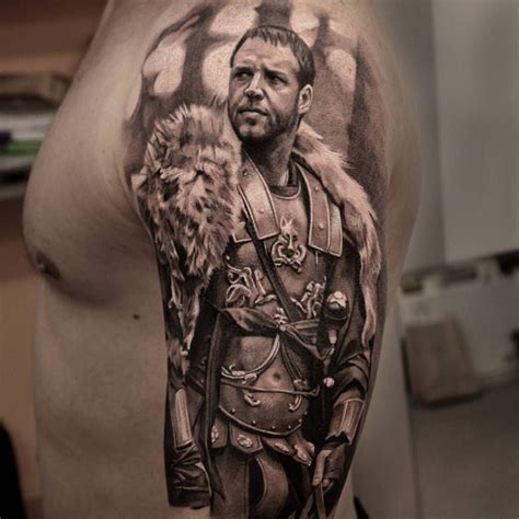 Gladiator by Anastasia Forman (@ an_forman) #tattoo #tattooinrussia # ...