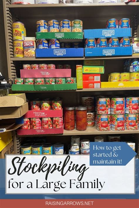 Stockpile Your Pantry - Large Family Style!