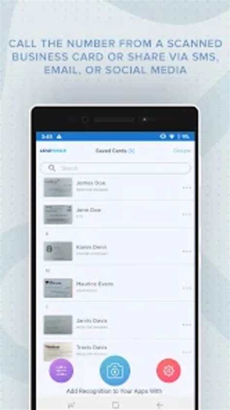 Business Card Scanner with OCR for Android - Download