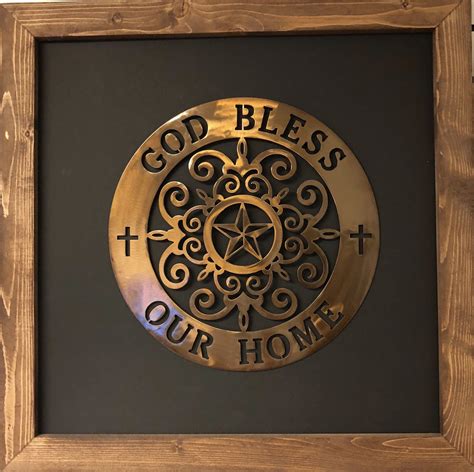 God Bless Our Home Wall Badge – JDH Iron Designs