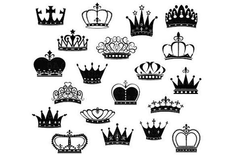 Crown Silhouette ClipArt | Crown silhouette, Crown clip art, Silhouette ...