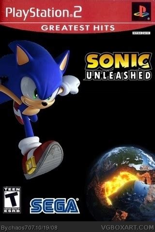 Sonic Unleashed PlayStation 2 Box Art Cover by chaos707