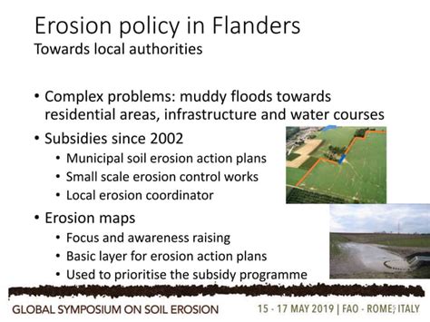 15 years of experience with the use of detailed erosion maps in soil erosion policy in Flanders ...