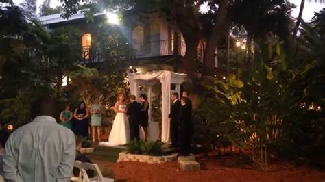 The Hemingway House Beautiful Fun Wedding January 2015 Key West - YouTube