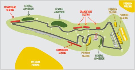 Circuit of the Americas, Austin TX | Seating Chart View