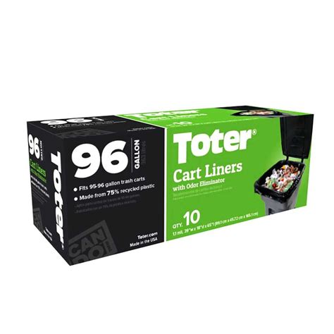 Toter 96 Gal. Cart Liners (10-Count)-GB096-R1000 - The Home Depot