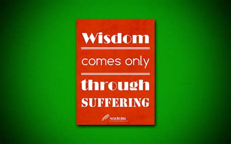 Wisdom comes only through suffering, quotes about wisdom, Aeschylus, orange paper, HD wallpaper ...