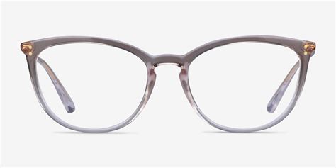 Vogue Eyewear VO5276 - Cat Eye Gradient Brown Frame Glasses For Women | Eyebuydirect