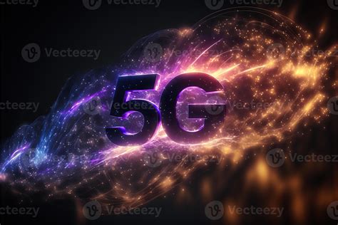 Abstract 5g logo for technology background. 22854817 Stock Photo at ...