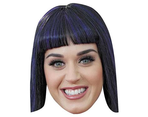 Cardboard Celebrity Masks of Katy Perry-Lifesize Celebrity Cutouts