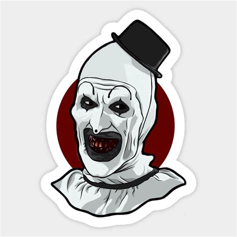 Art the Clown by heichous-art-teepublic | Cute laptop stickers, Clown ...