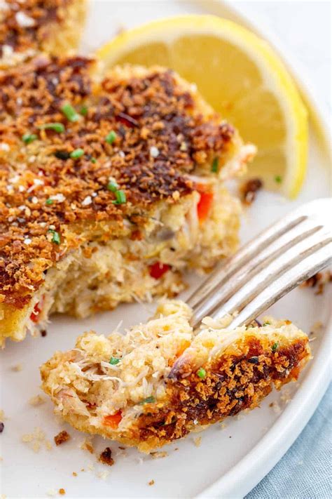 Crab cakes appetizer made with panko breadcrumbs to help bind the seafood and vegetables ...