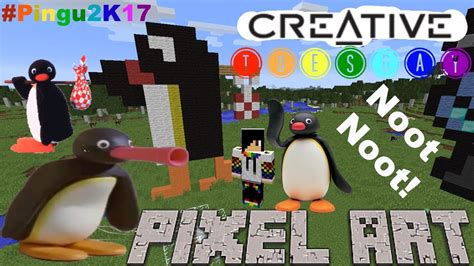 Creative Tuesday -Ep37- Pingu Pixel Art! - YouTube