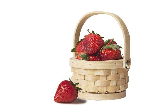 Free Images : nature, plant, fruit, food, produce, basket, strawberry, straw, strawberries ...
