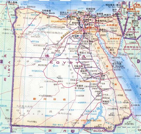 埃及地图高清中文版_埃及地图册 - 随意云