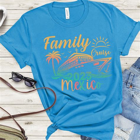 Family Vacation Cruise Ship Shirts 2023 Mexico Cruise Shirt Destination Vacation Shirt Family ...