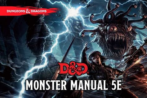 Monster Manual 5e Pdf | Download - Full (2023) D&D