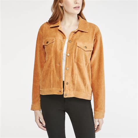 Wide Wale Corduroy Jacket in Warm Wood | Wantable