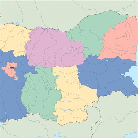 bulgaria vector map. Illustrator Vector Eps maps. Eps Illustrator Map | Vector World Maps