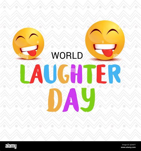 Illustration Of World Laughter day Background Stock Photo - Alamy