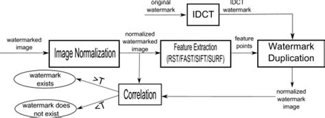 Watermark detection procedure. | Download Scientific Diagram