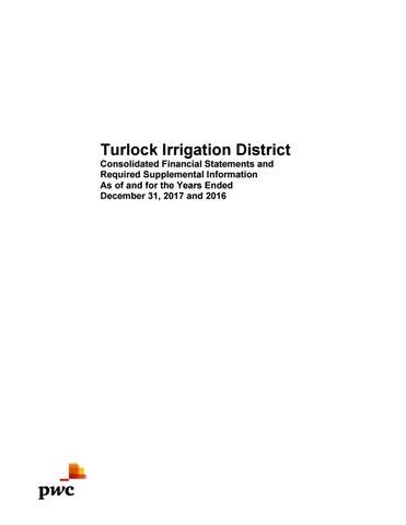 2017 Audited Financials by Turlock Irrigation District - Issuu