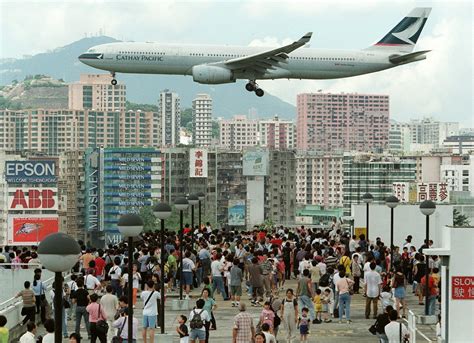 The scary descent into Hong Kong’s old Kai Tak…