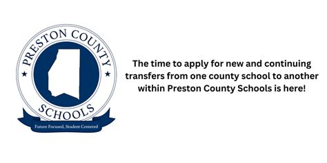 Transfers From One County School To Another | Central Preston Middle School