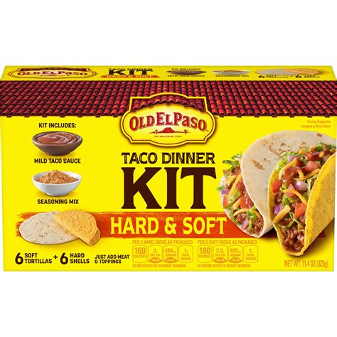 Hard & Soft Taco Dinner Kit - Mexican Dishes - Old El Paso