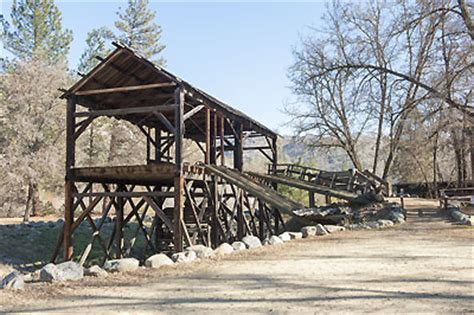 Point of Historic Interest in Coloma, California: Sutter Mill Replica