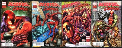 | Deadpool vs Carnage (2014) NM (9.4) #1 2 3 4 complete set