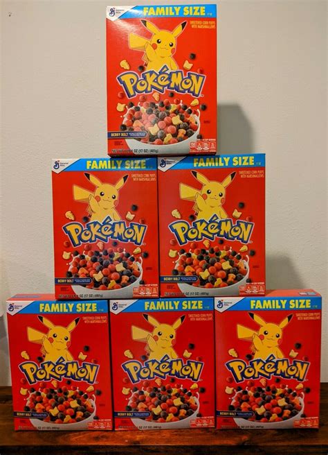 Pack Lot of Six 6 Pokemon Cereal Bolt Berry General | Etsy