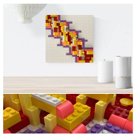 Wall Art Made With LEGO® Bricks in 2020 | Lego wall art, Lego wall ...